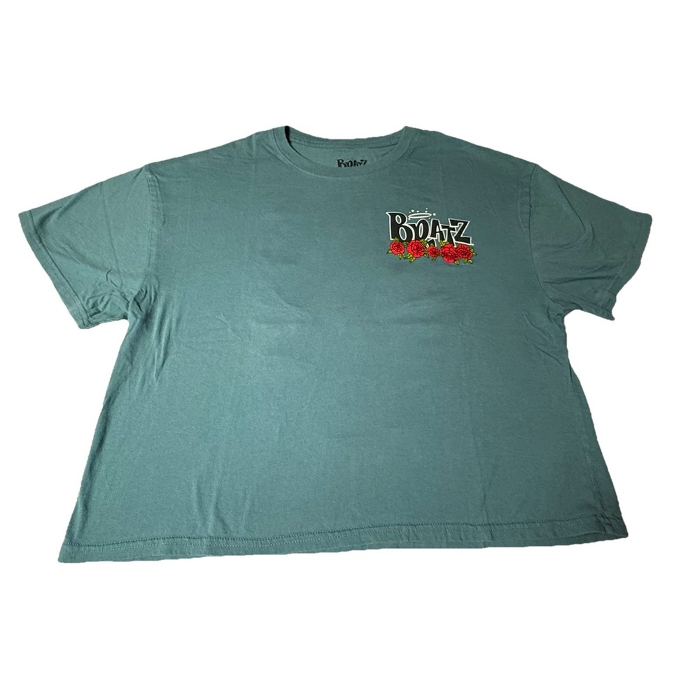 Bratz Graphic T-Shirt Roses Y2K Cartoon Tee Women's Size XL